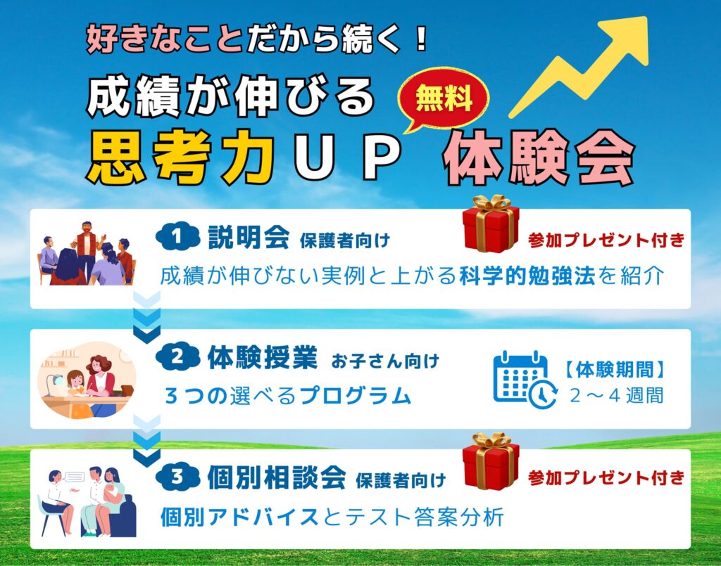 明石市大久保塾の無料体験会